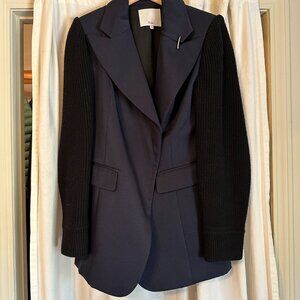 Tibi Blazer with knit sleeves